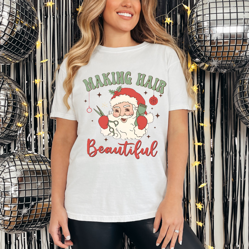 Hair Life Christmas T-Shirt