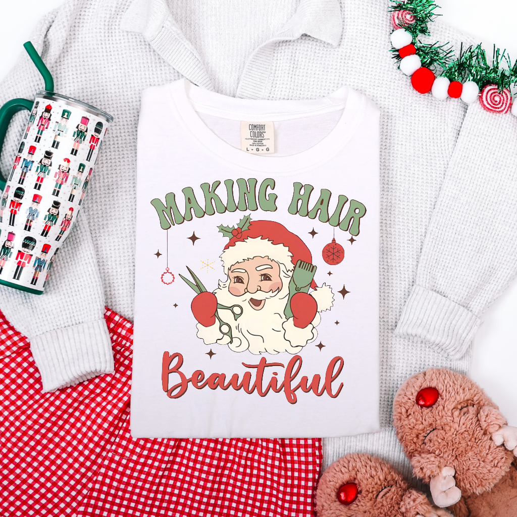 Hair Life Christmas T-Shirt