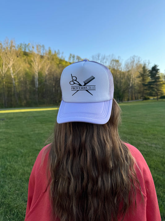 Proverbs 31:13 Trucker Hat